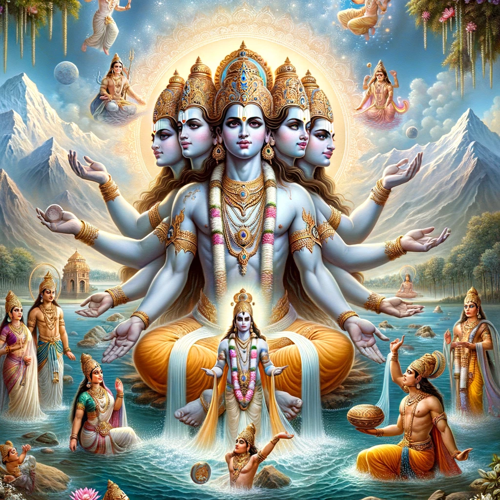The Birth of Karttikeya from the Ganges